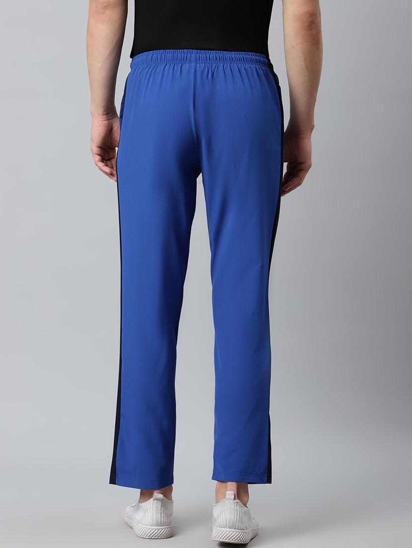 blue side taped full length track pant - 17825413 - Standard Image - 2