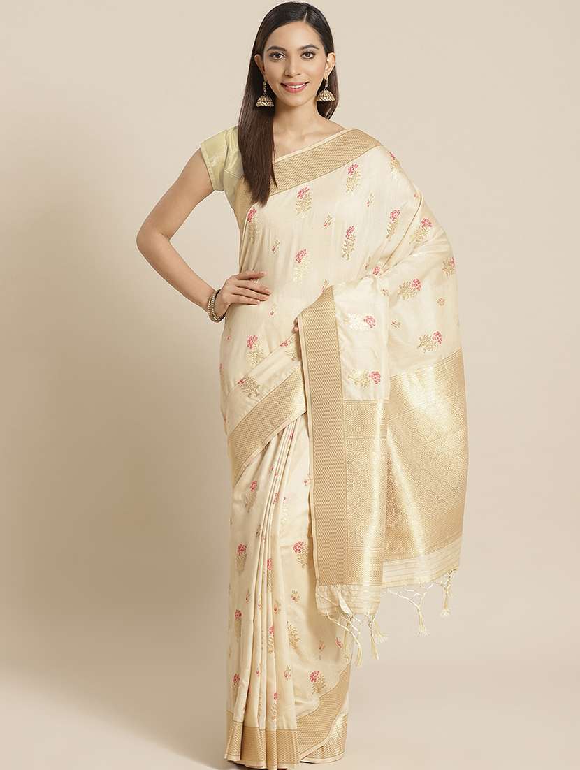 jacquard banarasi saree with blouse