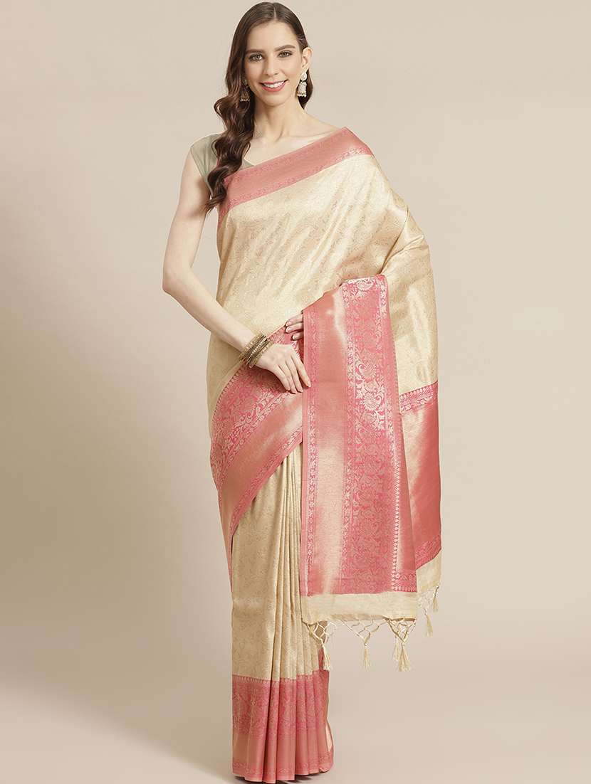 jacquard banarasi saree with blouse
