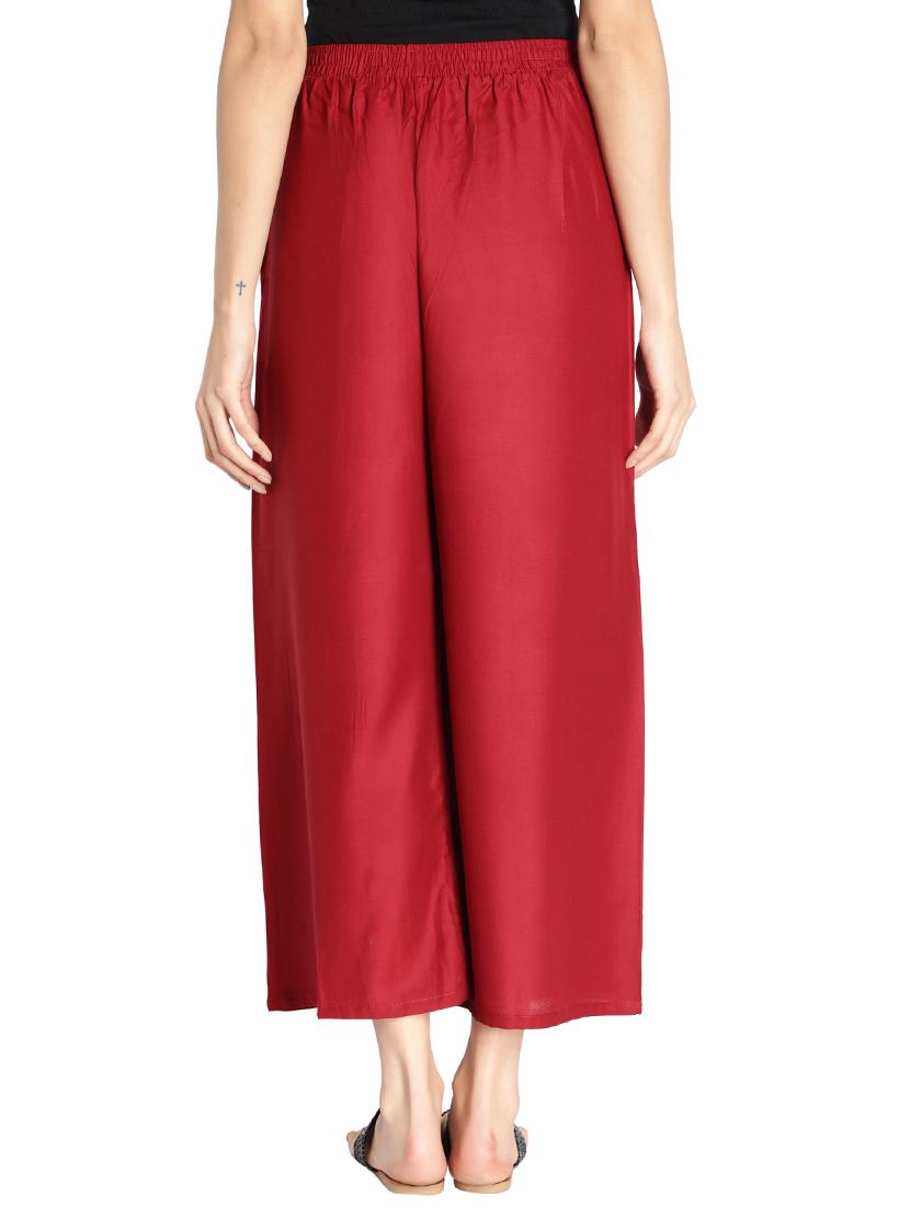 mid rise solid palazzo - 17826888 - Standard Image - 2