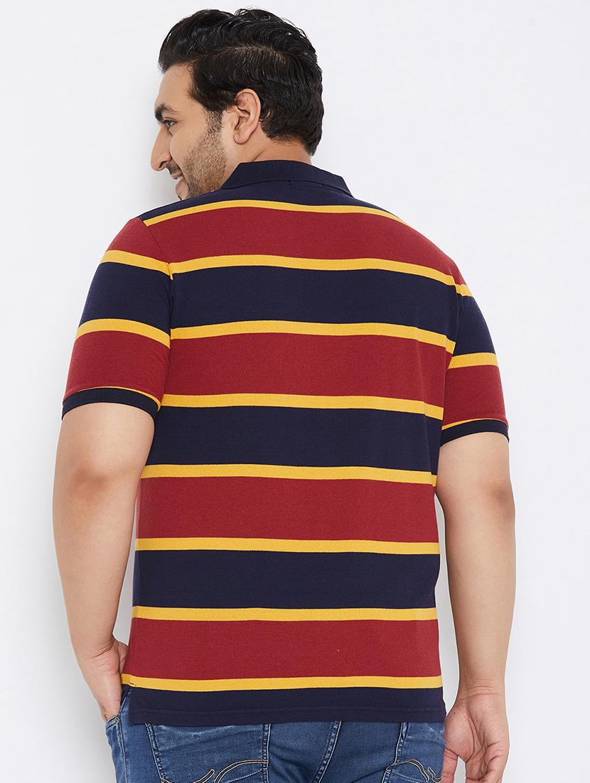 red striped polo t-shirt - 17828440 - Standard Image - 2