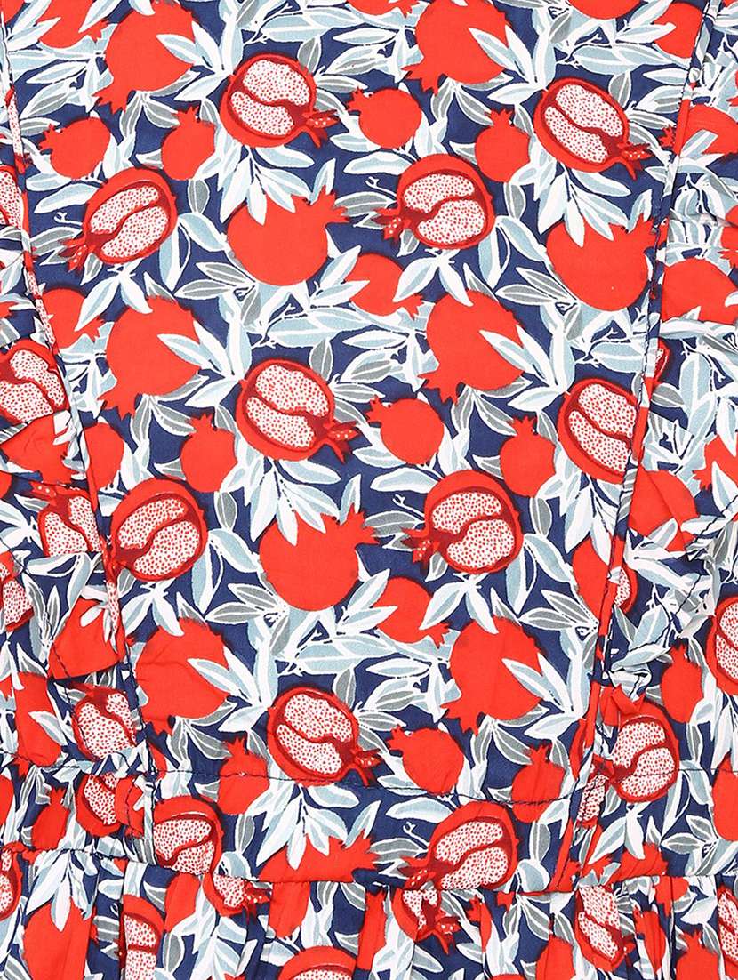 girls v neck short sleeves frock - 17829158 -  Standard Image - 2