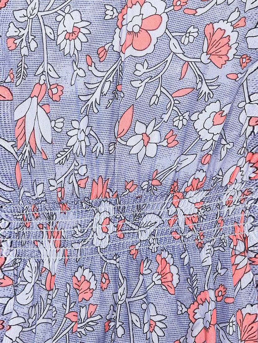 girls v neck short sleeves frock - 17829160 -  Standard Image - 2