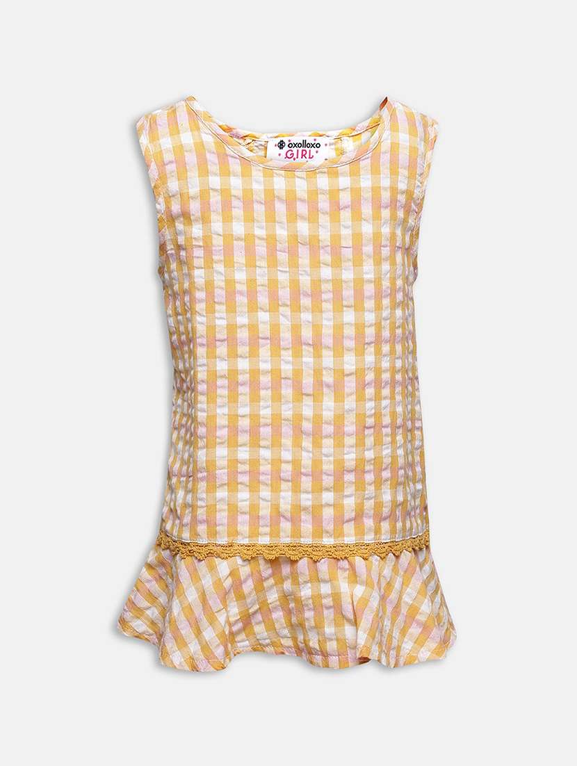 girls round neck top