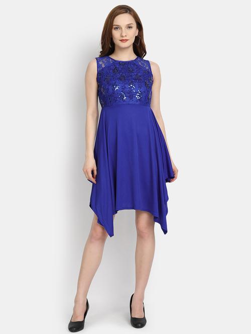 women's asymmetric solid dress - 17832508 -  Standard Image - 0