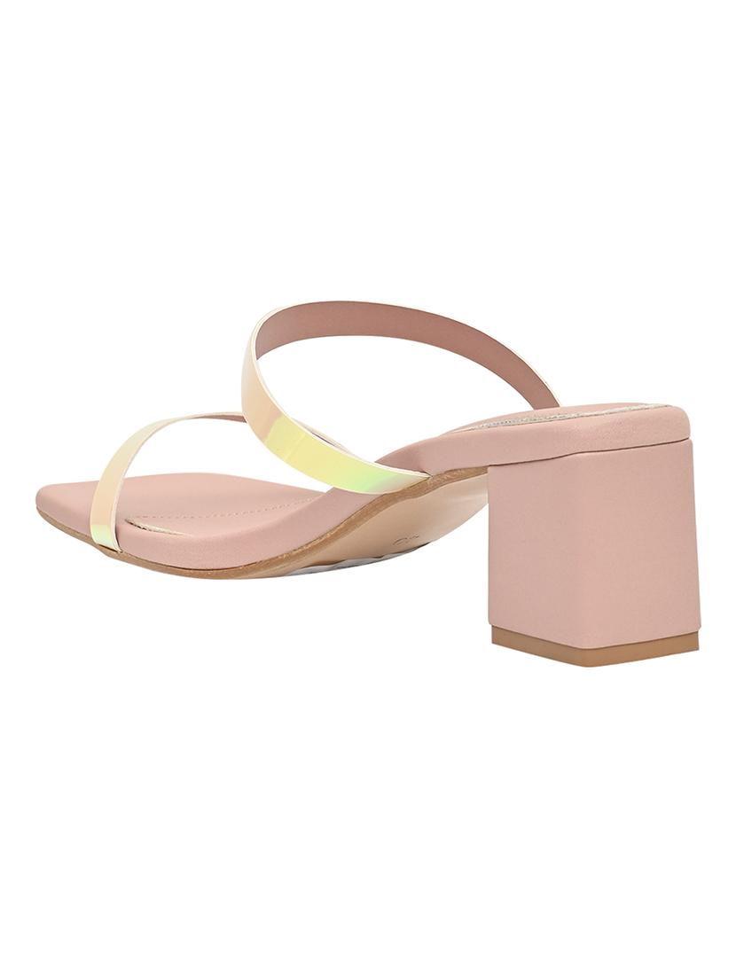 pink synthetic slip on sandals - 17832572 - Standard Image - 2