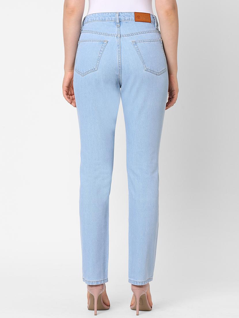 high rise stone washed jean - 17835110 - Standard Image - 2