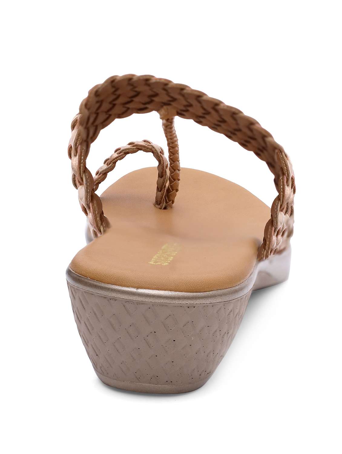 grey kolhapuri slipon sandals - 17835224 -  Standard Image - 2