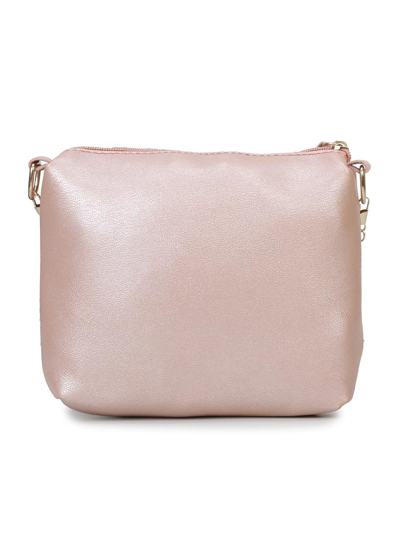 pink leatherette (pu) sling bag - 17836022 - Standard Image - 2