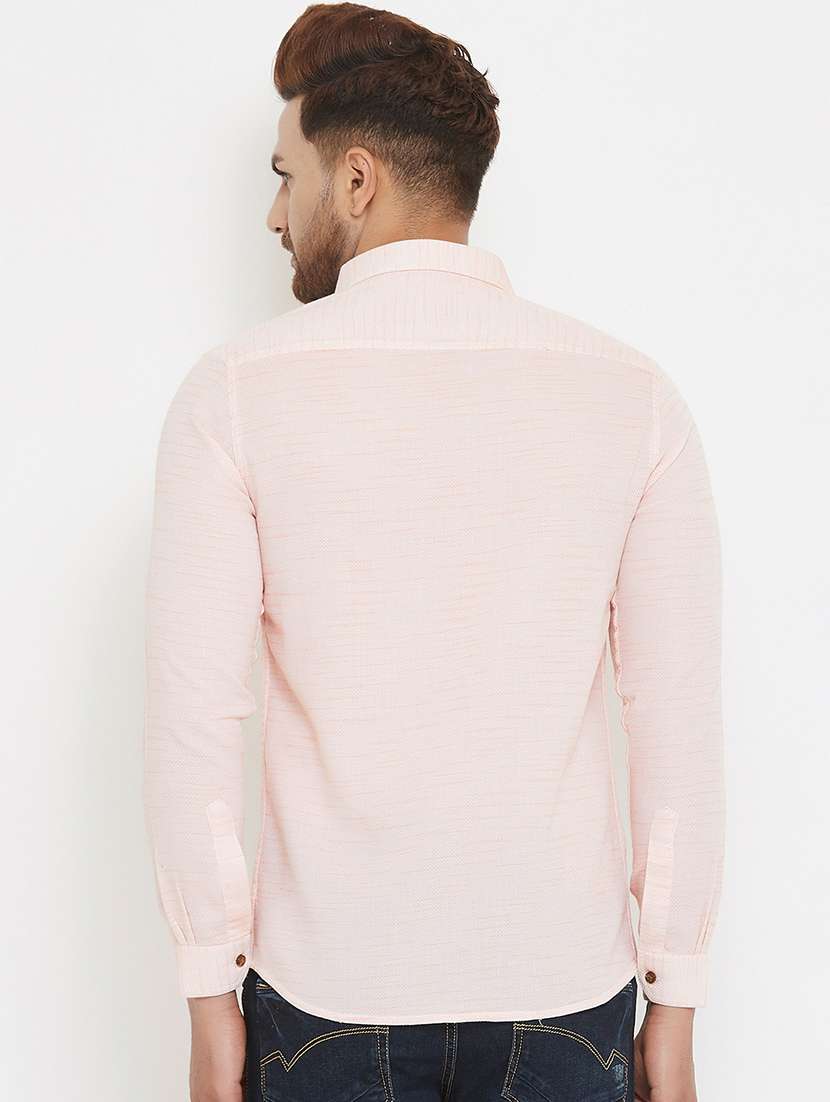 pink self design casual shirt - 17837982 - Standard Image - 2