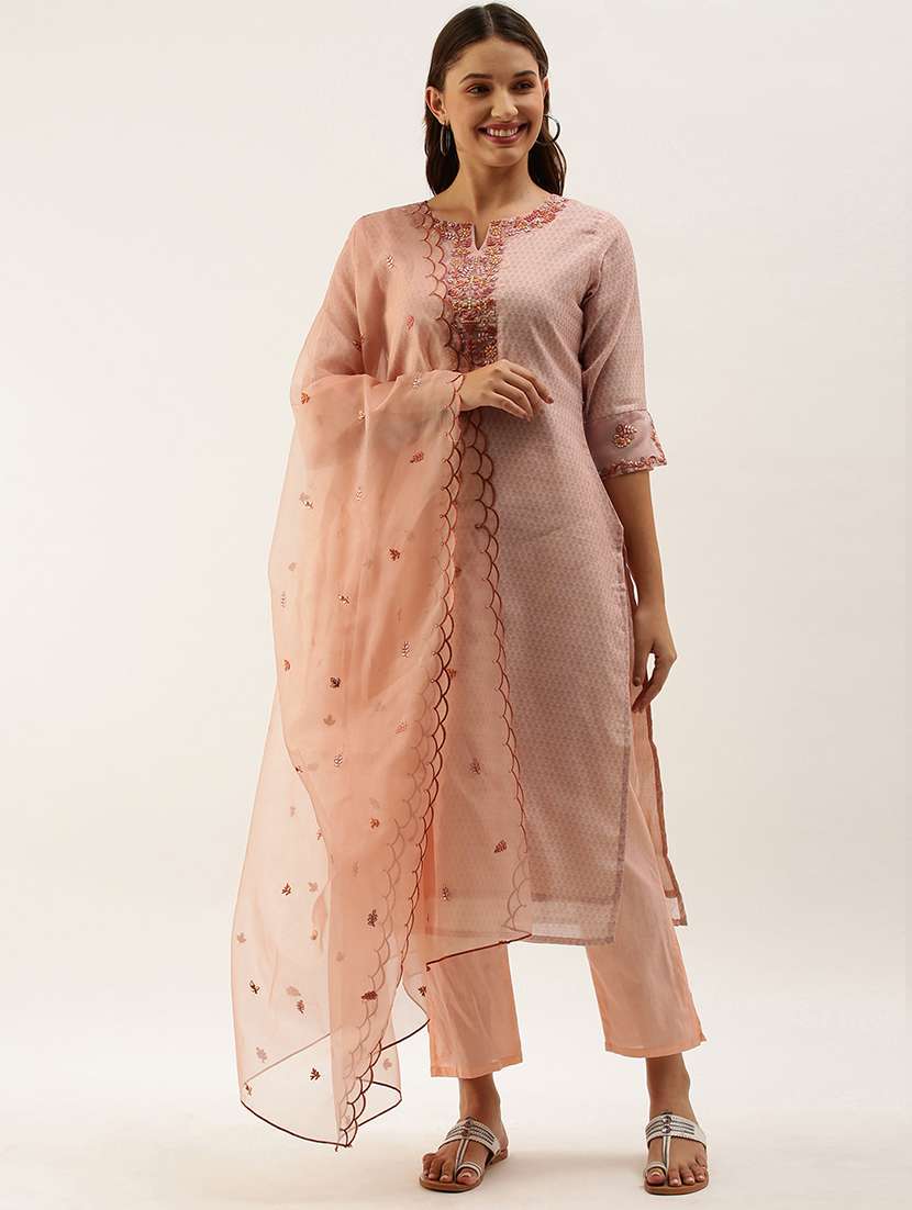 printed kurta pant set