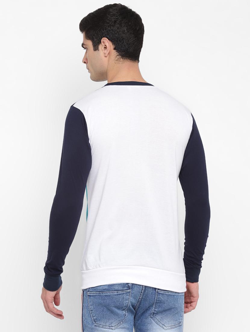 multi color block cut & sew pocket t-shirt - 17839094 - Standard Image - 2
