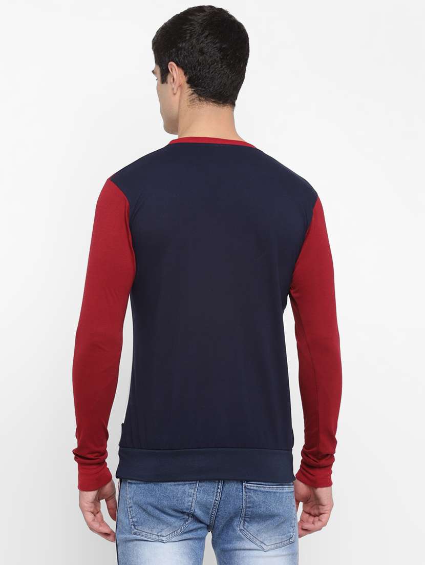 multi color block cut & sew pocket t-shirt - 17839095 - Standard Image - 2