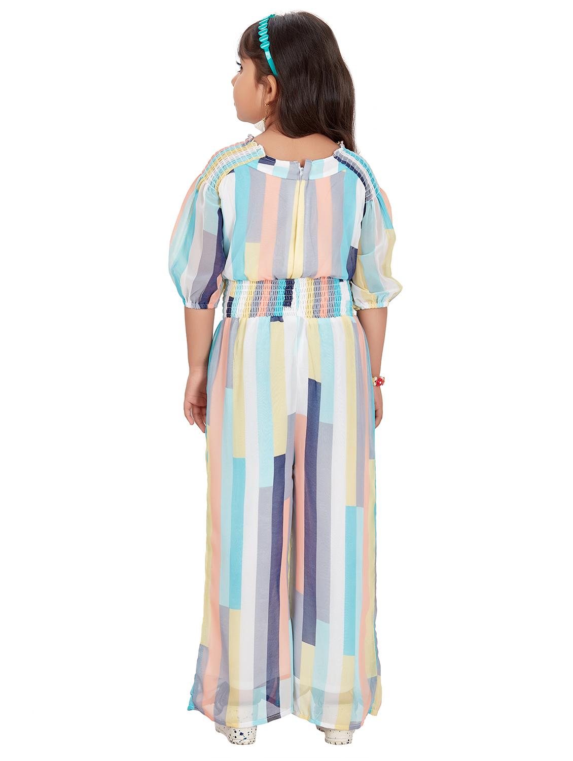 multi colored striped jumpsuit - 17839316 - Standard Image - 2