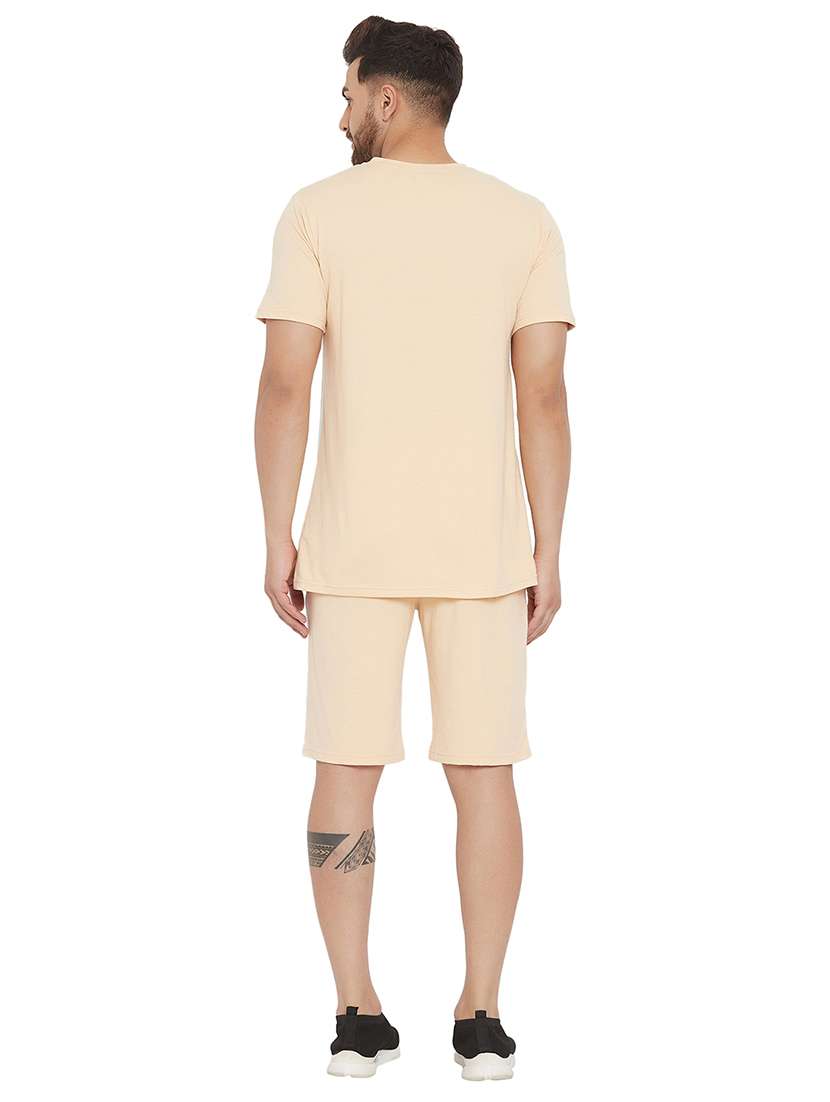 beige taped t-shirt - 17839454 -  Standard Image - 2