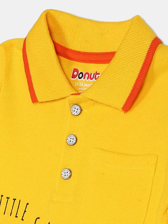 yellow printed t-shirt - 17840544 - Standard Image - 2