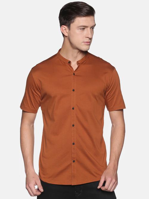 mens solid casual shirt - 17843203 - Standard Image - 0