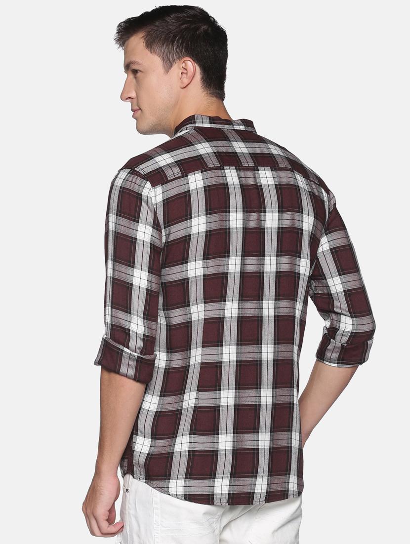 mens checks casual shirt - 17843231 - Standard Image - 2