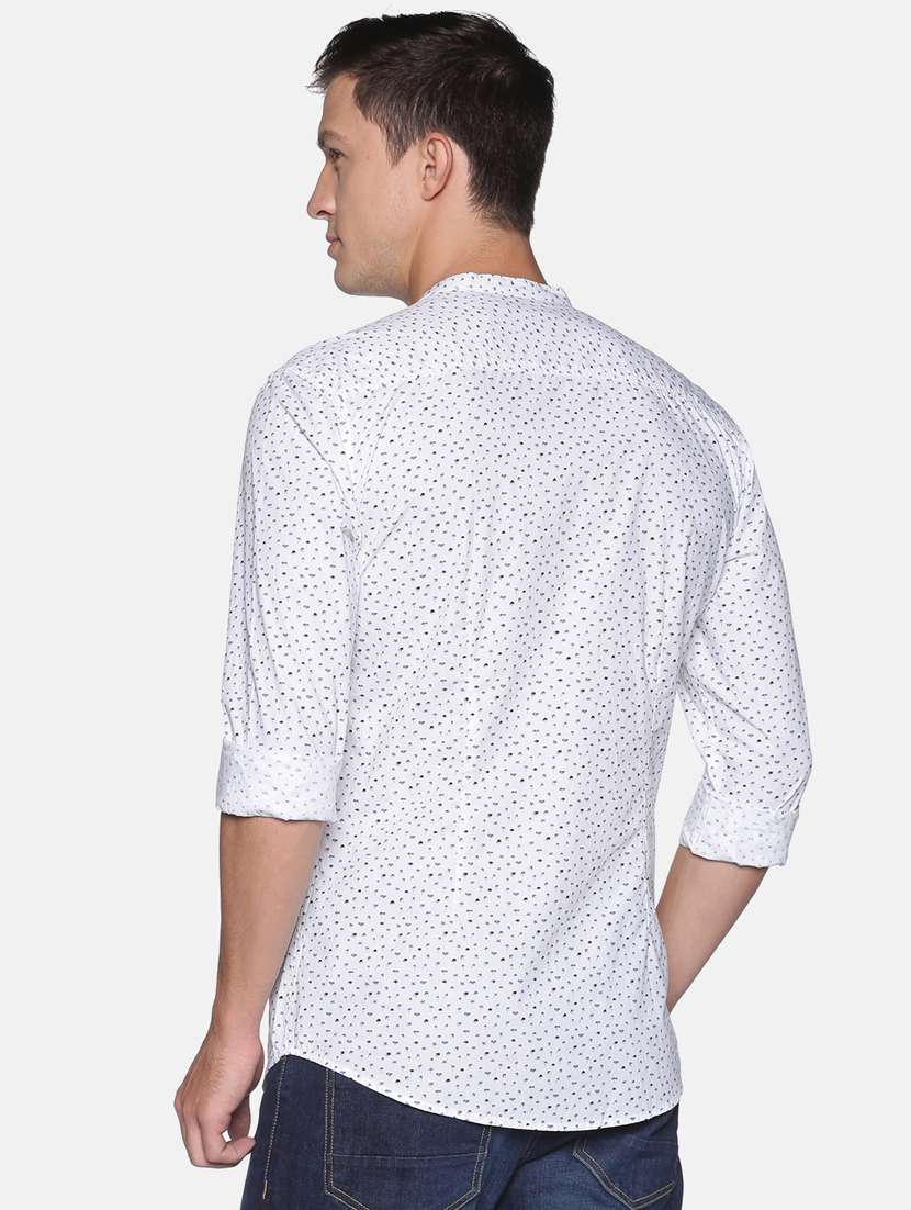 mens micro print casual shirt - 17843264 -  Standard Image - 2