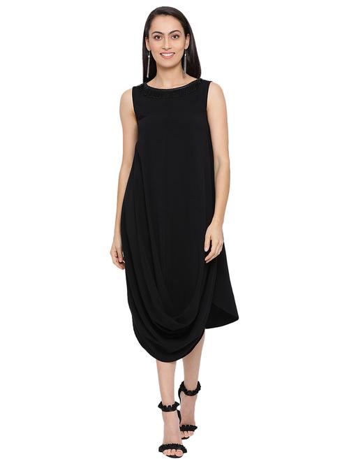 cowl hem solid shift dress - 17843649 -  Standard Image - 0
