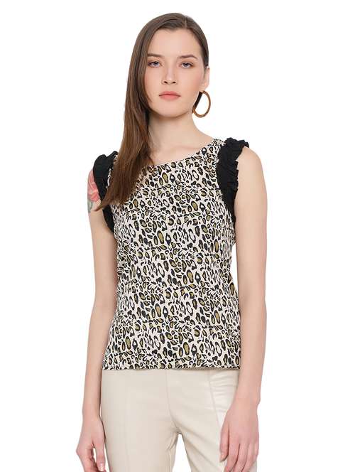 round neck animal  top - 17843692 -  Standard Image - 0