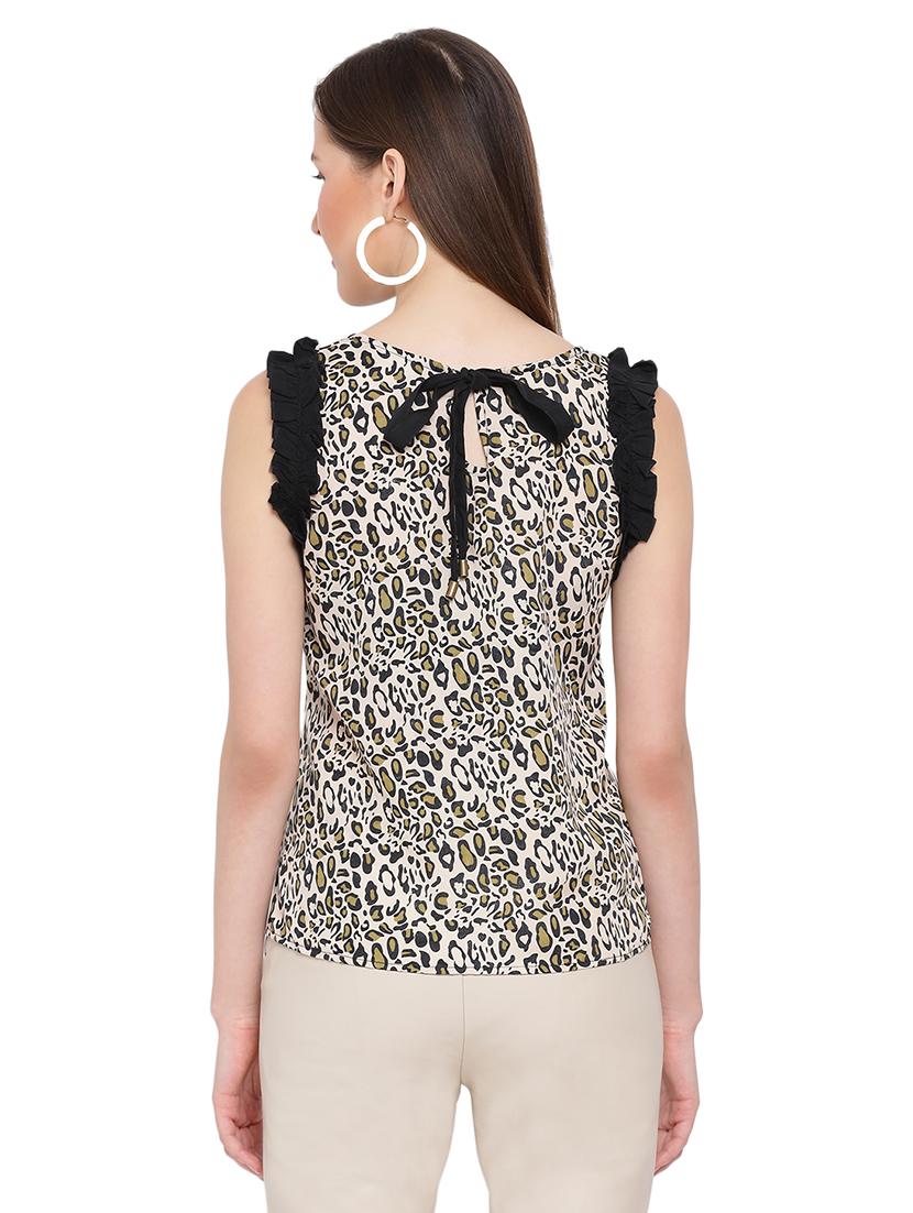 round neck animal top - 17843692 - Standard Image - 2