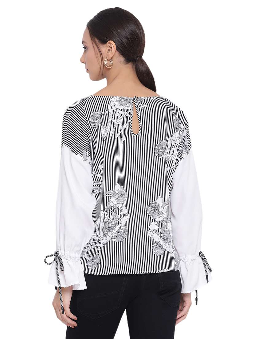 Women's Straight Round Neck Top - 17843733 -  Standard Image - 2
