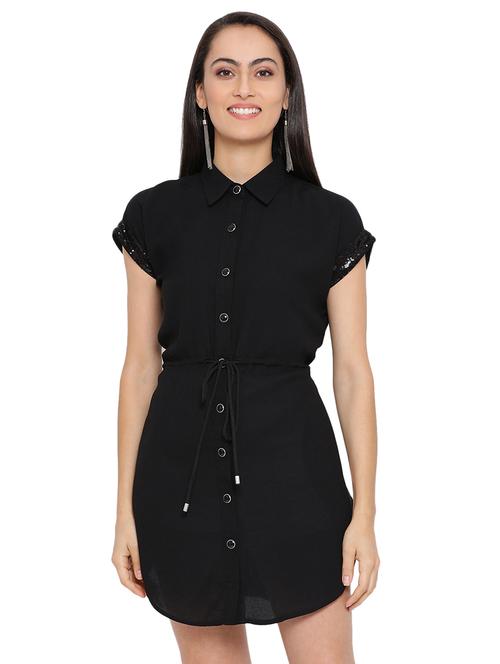 women's shirt mini dress - 17843736 - Standard Image - 0