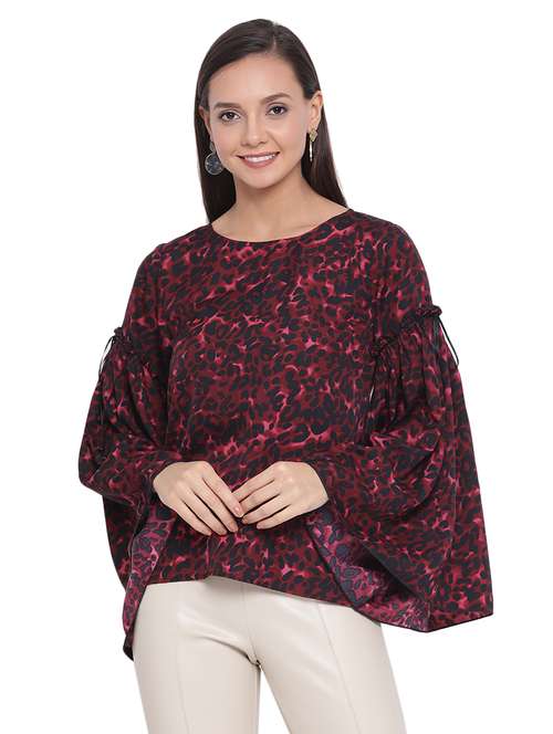 bell sleeved animal top  - 17843749 -  Standard Image - 0