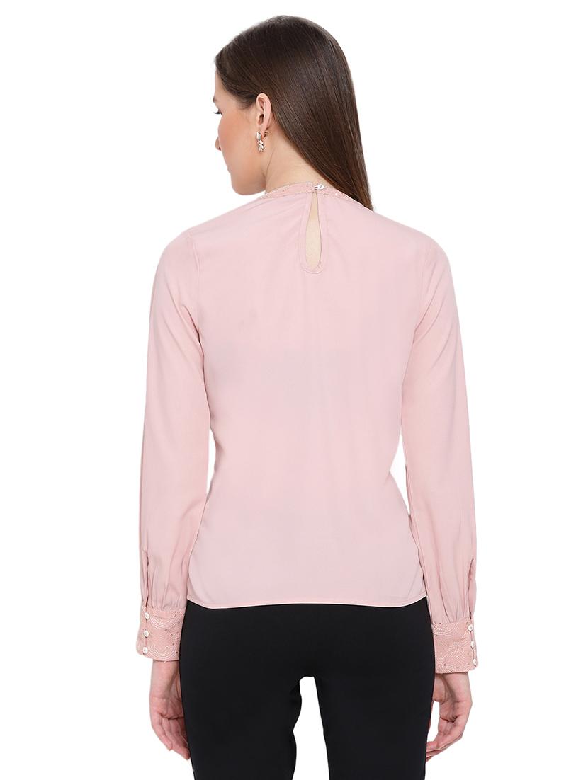 women's straight mock neck top - 17843766 - Standard Image - 2