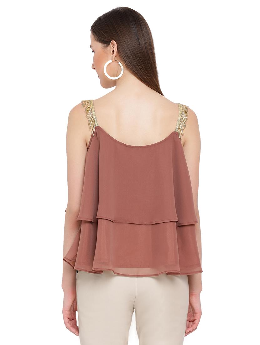 cami neck embellished top - 17843782 - Standard Image - 2
