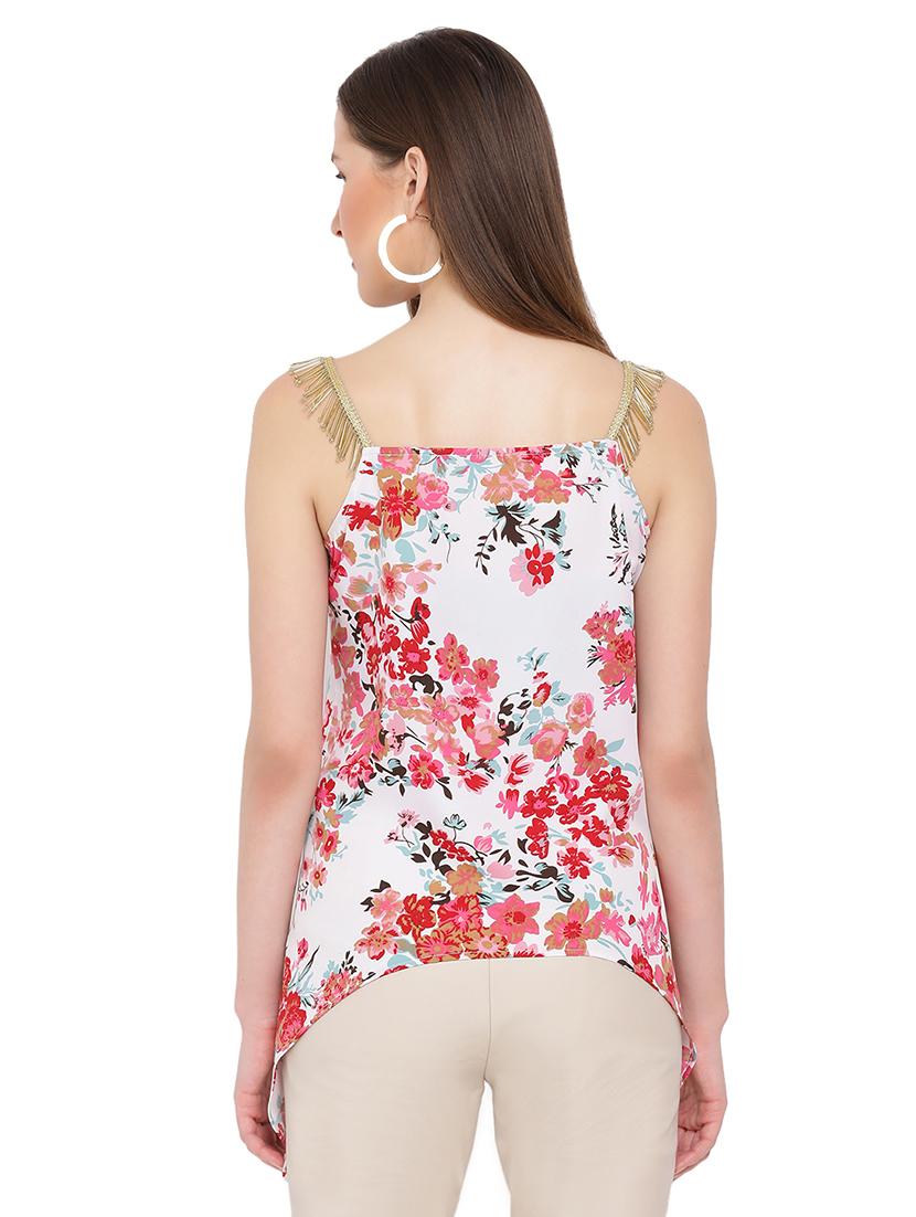 women's a line round neck top - 17843788 - Standard Image - 2