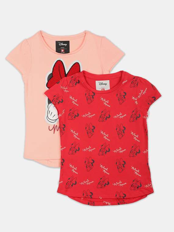 set of 2 printed tees