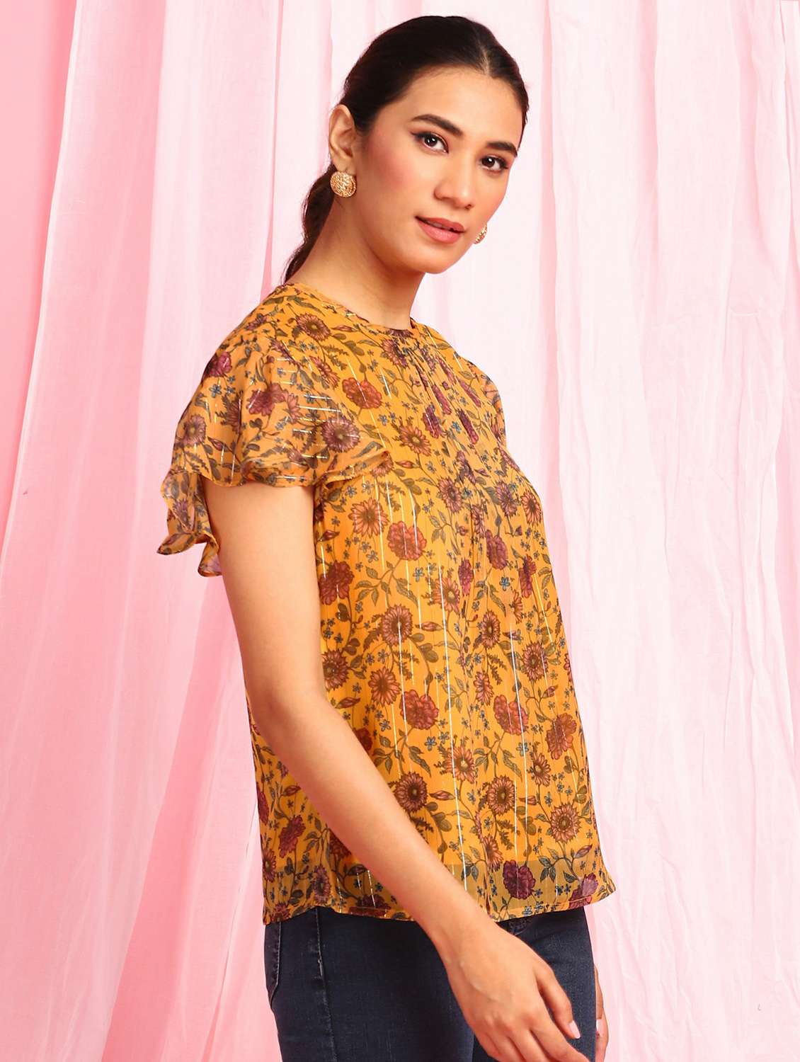 Women's Straight Round Neck Top