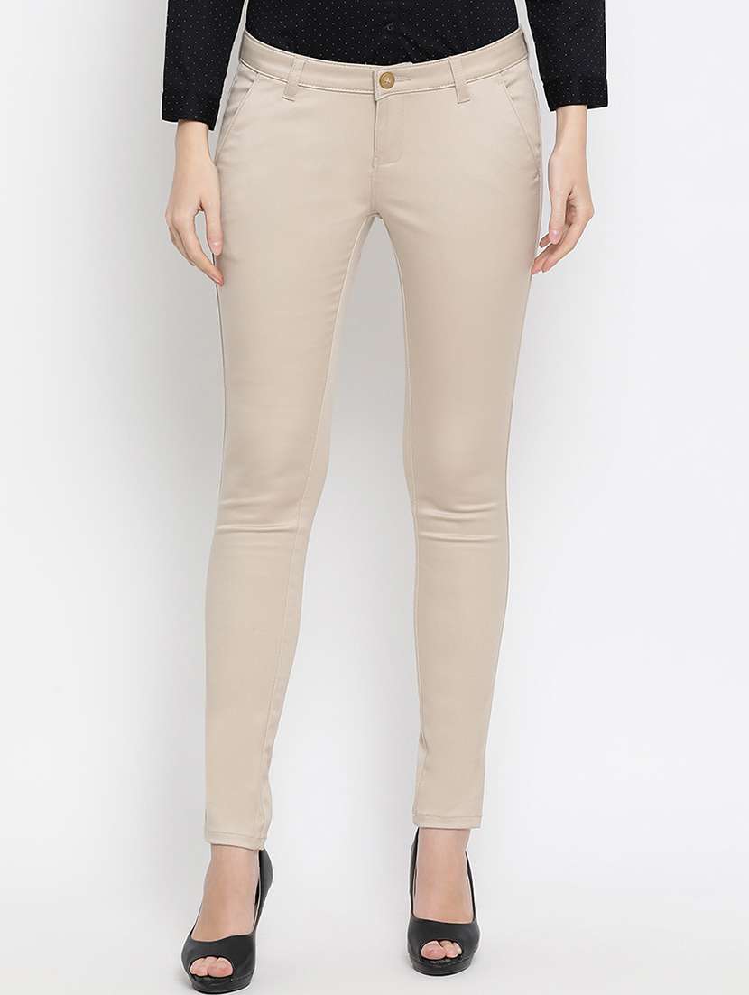 mid rise cigarette pants trouser