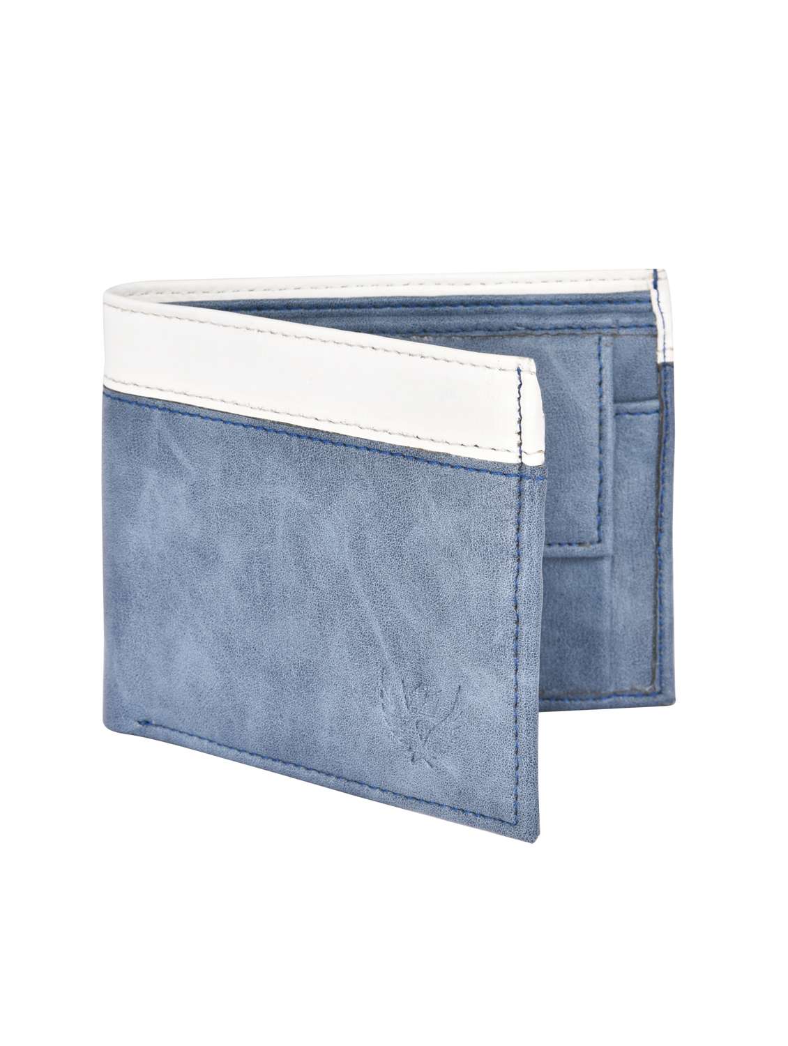 blue,white leatherette wallet - 17851132 - Standard Image - 2