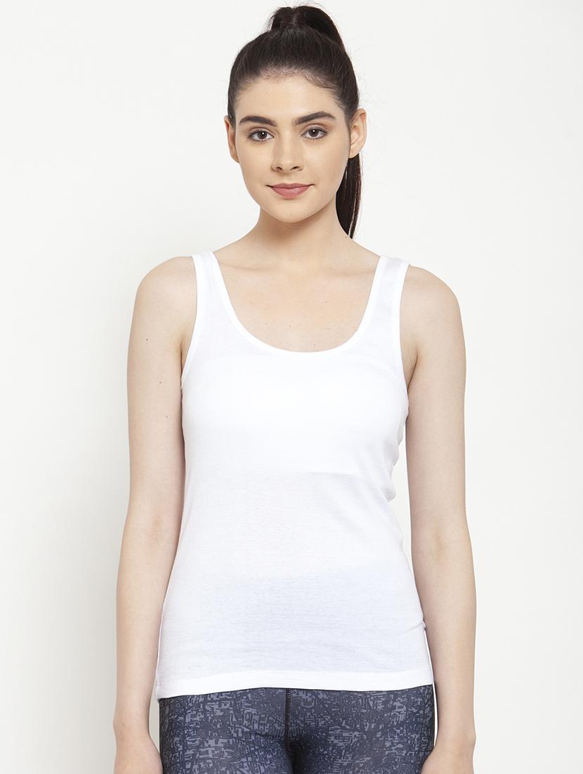 scoop neck solid camisole