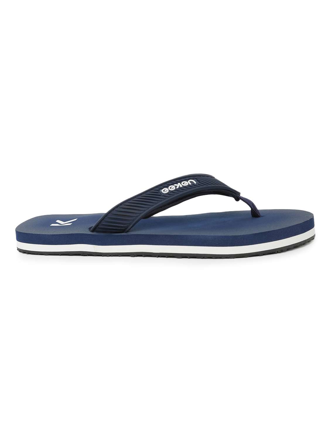 navy toe separator flip flop - 17851863 - Standard Image - 2