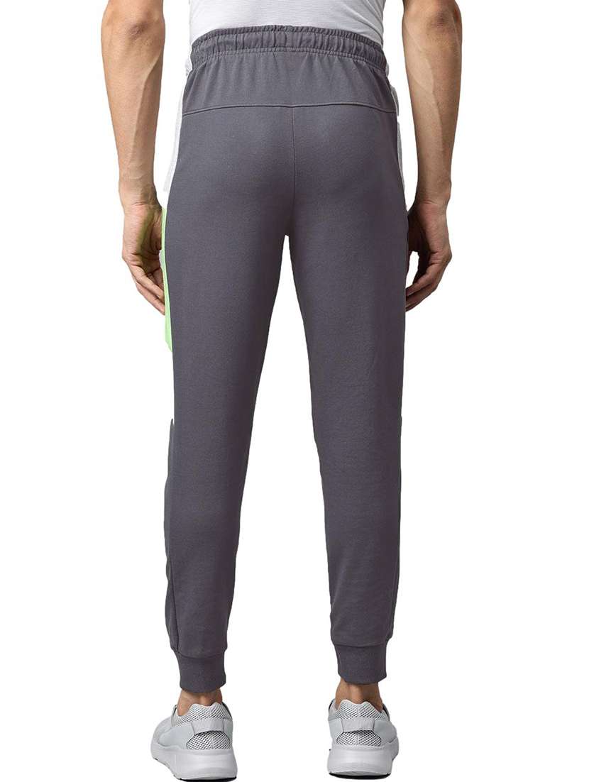 grey side taped track pants - 17855646 -  Standard Image - 2