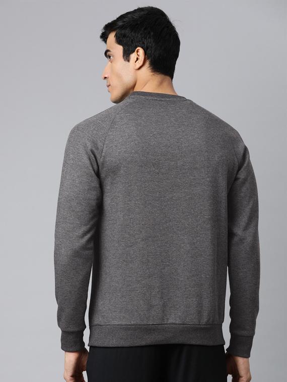grey solid raglan sweatshirt - 17855663 - Standard Image - 2