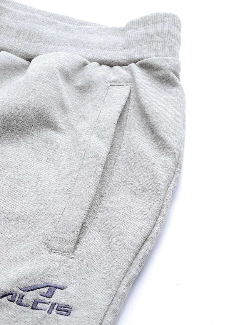 grey printed full length track pant - 17855730 - Standard Image - 7