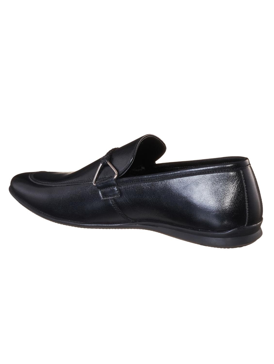 black pu slip on loafers - 17856900 - Standard Image - 2