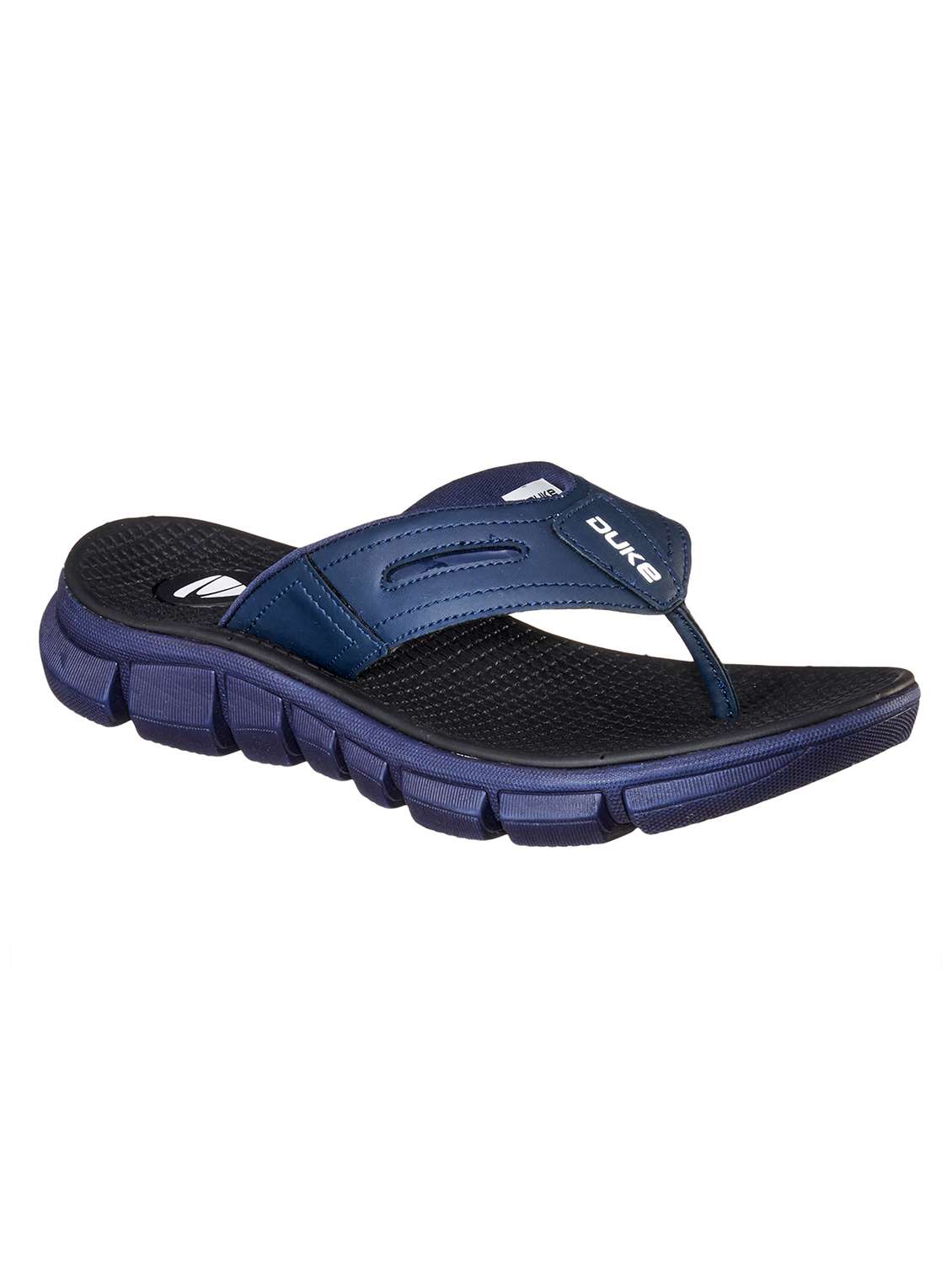 navy pu toe separator flip flops