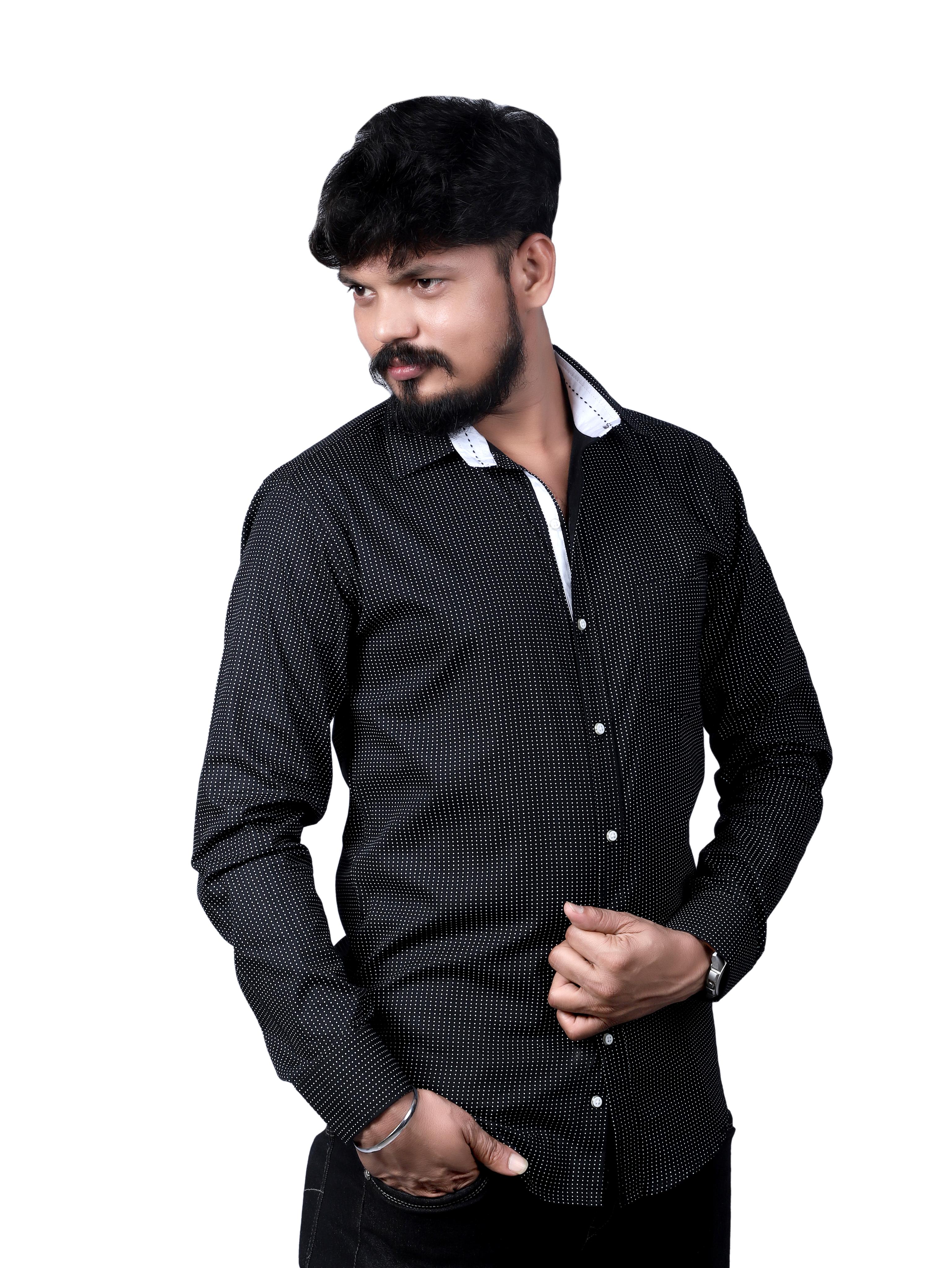 jaysar stylish polka dot shirt for - 17859517 - Standard Image - 2