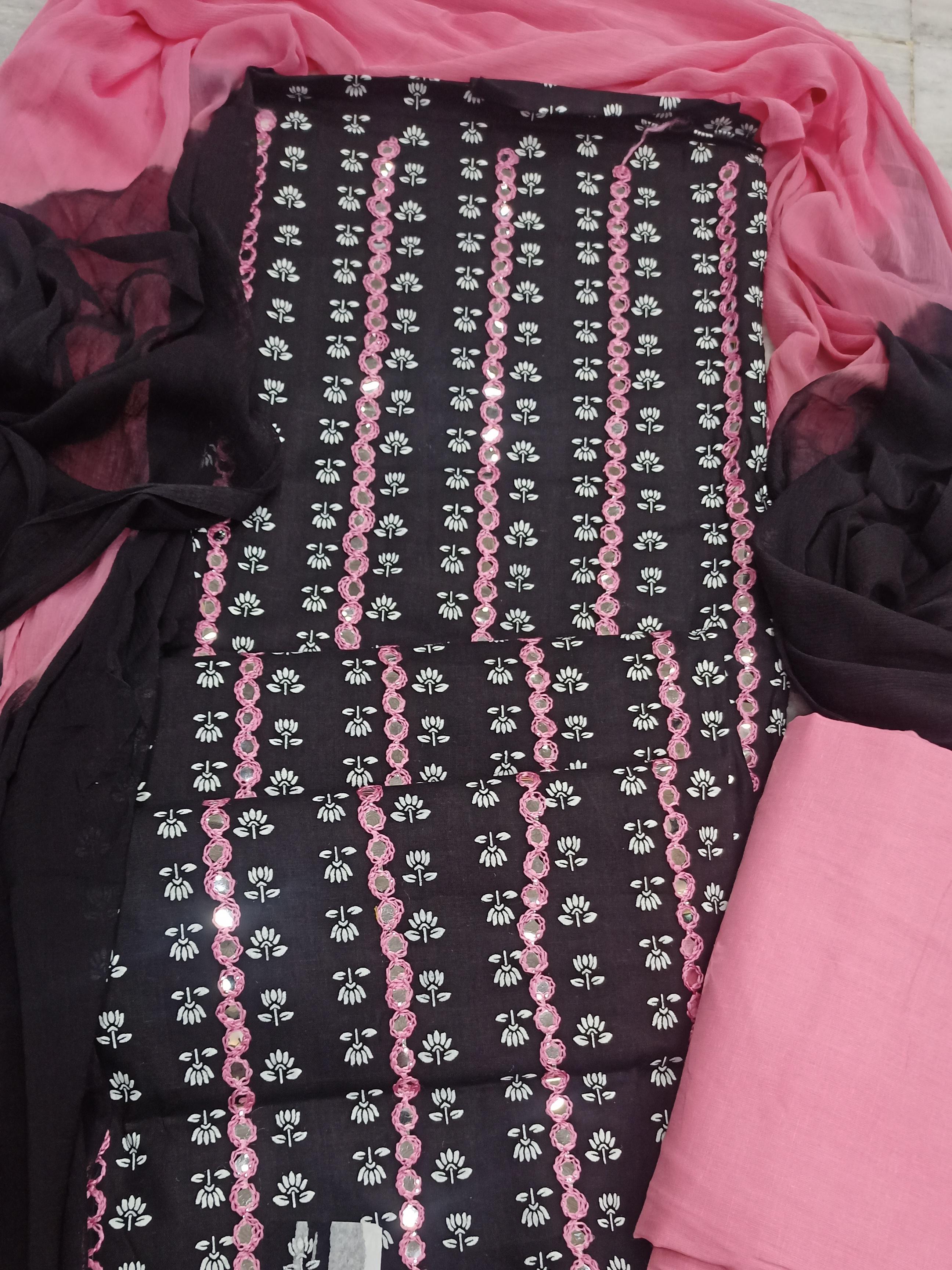cotton suit, with embroidery , four - 17860382 - Standard Image - 2