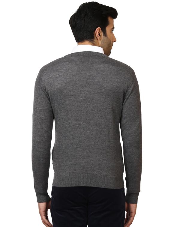 grey striped pullover - 17861797 - Standard Image - 2