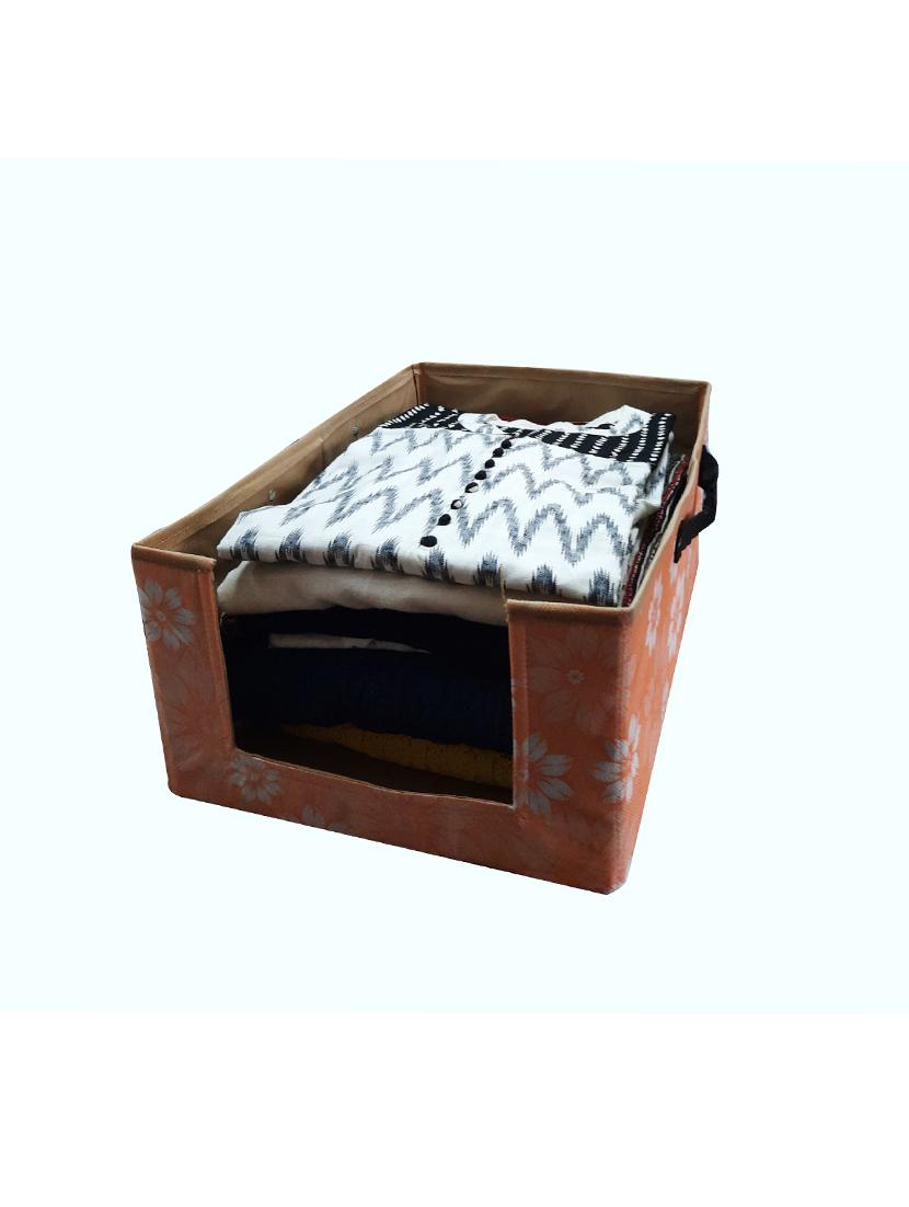 urban vibes garment storage box- floral green - 17862426 - Standard Image - 2