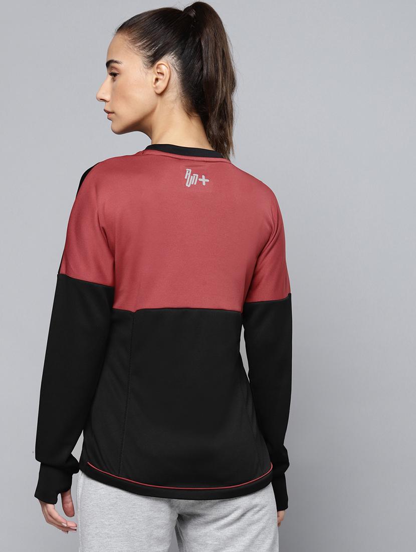 crew neck color block sweatshirt - 17864426 - Standard Image - 2