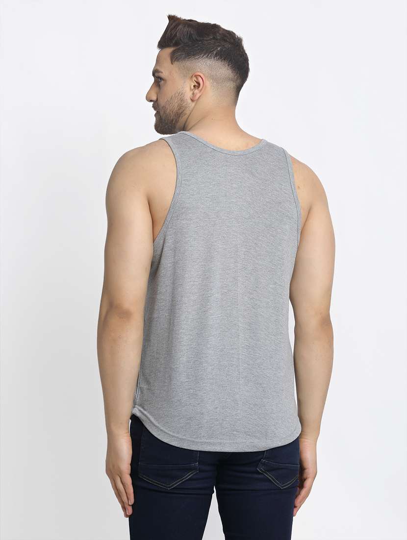 grey printed vest - 17868984 - Standard Image - 2