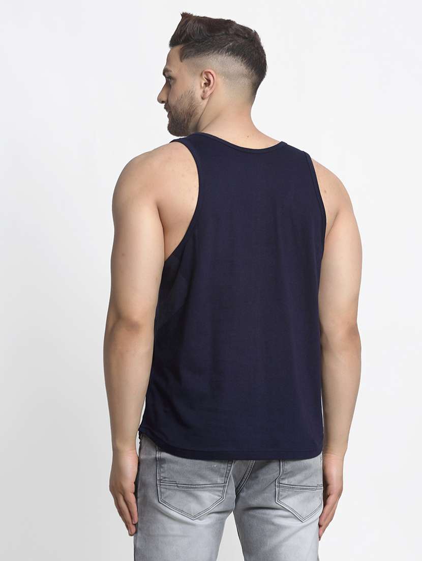 navy blue printed vest - 17868989 -  Standard Image - 2